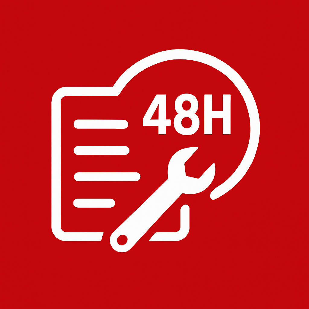 48-hour turnaround on repair quotes