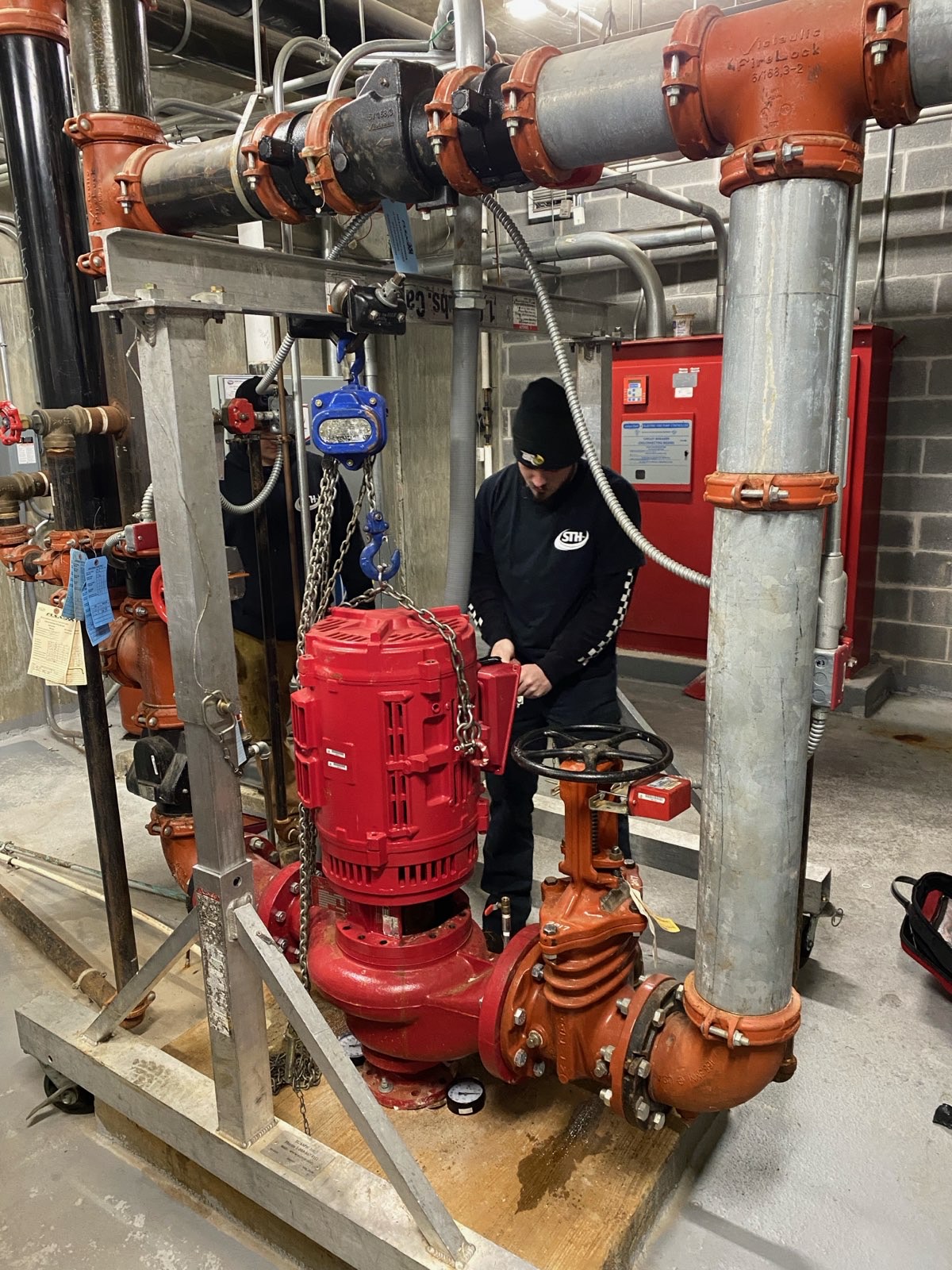 Vertical Inline Fire Pump